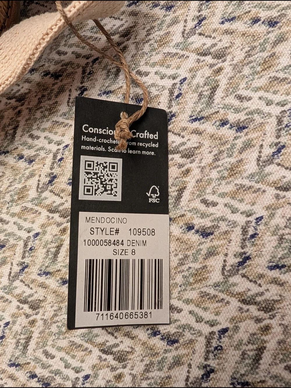 NWT The Sak Navy Crochet Slides With Cork Footbed
